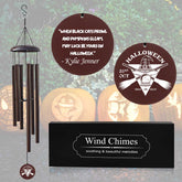 Personalized wind chime for Halloween outdoor décor